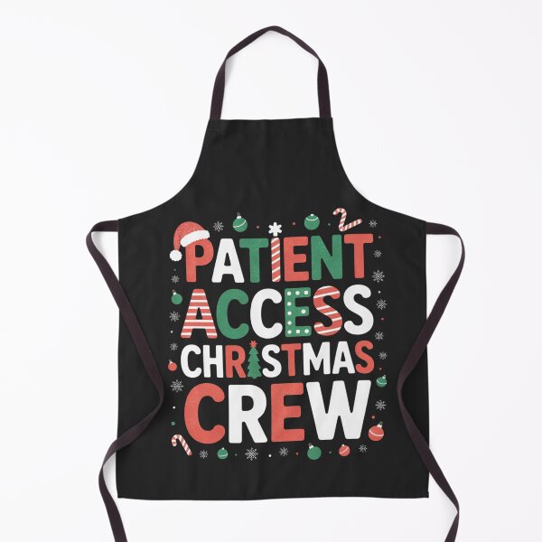 Artikelvorschau, Weihnachtsfeierliches Design für das Patientenzugangsteam entworfen und verkauft von FreshVibe Prints.