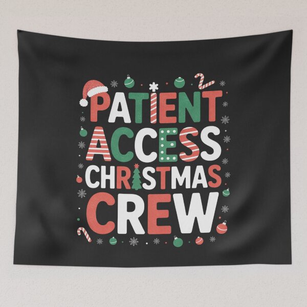 Item preview, Patient Access Christmas Crew Festive Design designed and sold by FreshVibe Prints.