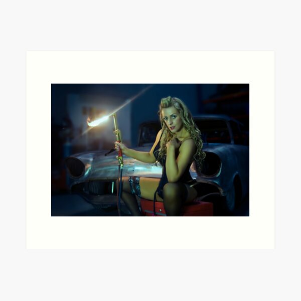 blow my flame at midnight Art Print