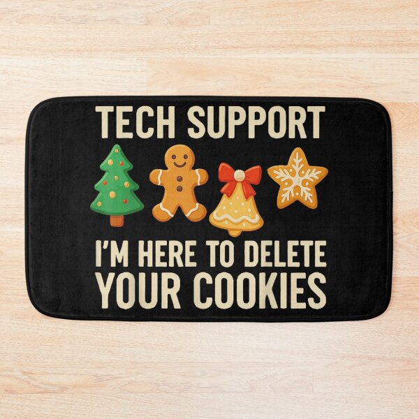 Item preview, Tech Support I'm Here To Delete Your Cookies Funny Christmas IT Joke designed and sold by Aladino Tamayo.
