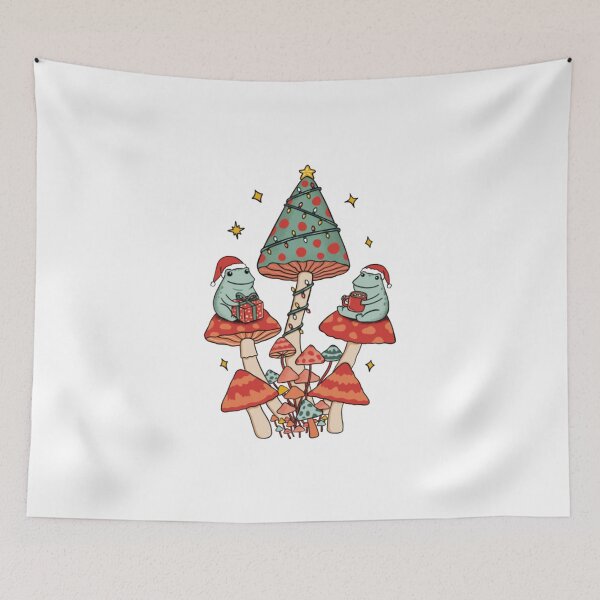 Item preview, Classic Christmas Mushrooms designed and sold by stephaniecorte.