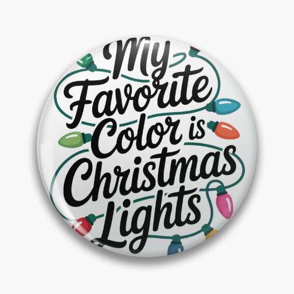 Item preview, Holiday Light Lover Design My Favorite Color Is Christmas Lights designed and sold by BernoNickel.