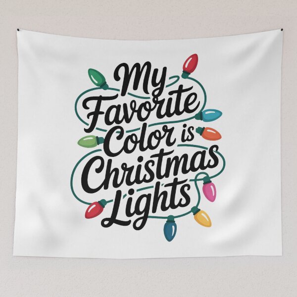Item preview, Holiday Light Lover Design My Favorite Color Is Christmas Lights designed and sold by BernoNickel.