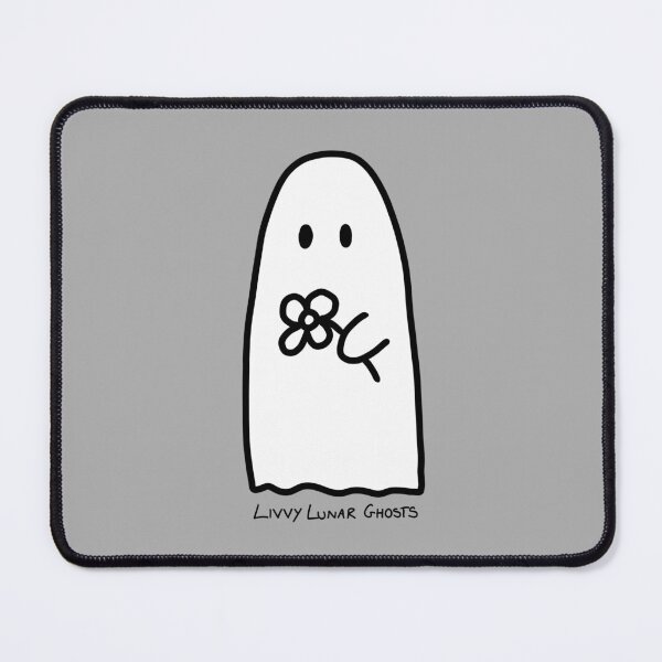 Item preview, Ghost holding a flower 1 designed and sold by LivvyLunar.