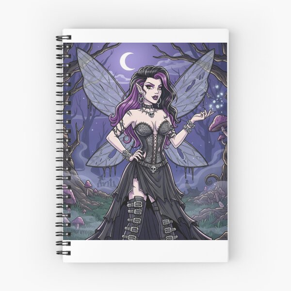 Item preview, Goth Fairy in Forest in the Mist designed and sold by Prestons Corner.