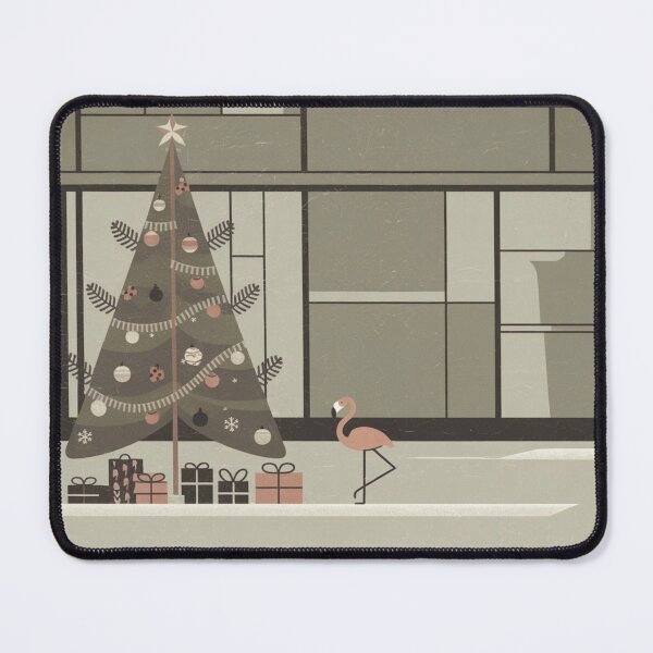 Item preview, Flamingo Cozy Christmas designed and sold by NeatThingLover.