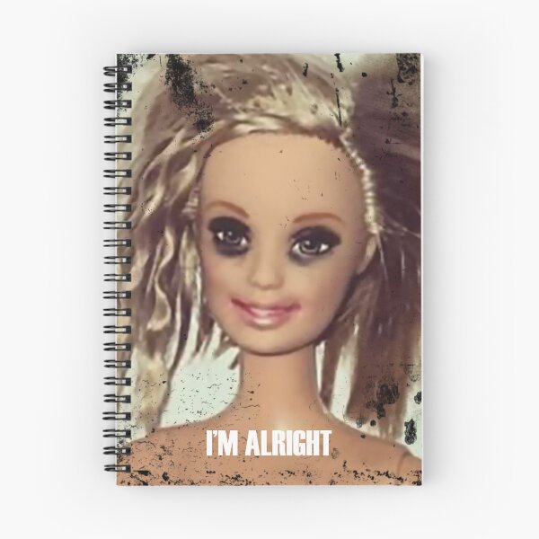 Item preview, Partied Out Doll Meme Face 'I'M ALRIGHT' designed and sold by Alpha Stag.