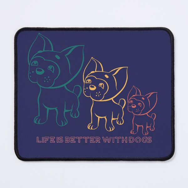 Item preview, Life is Better with Dogs 6 dogs. designed and sold by "Vibe & Style Merch".