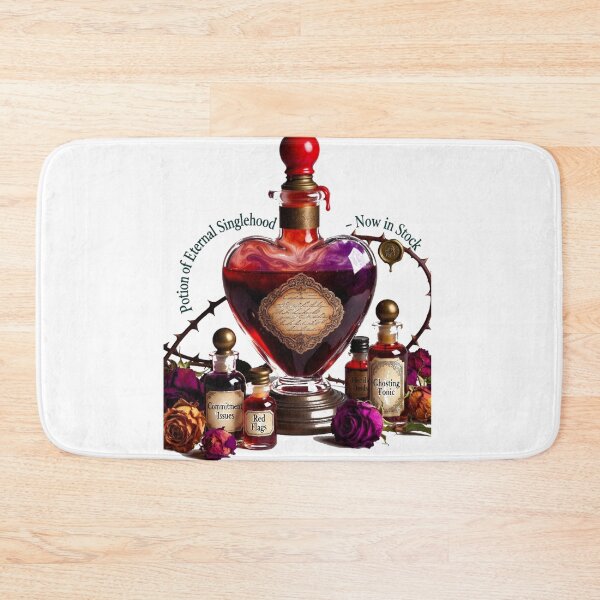 Item preview, Potion of Eternal Singlehood T-Shirt | Expired Romance Apothecary Sarcastic Anti-Dating Design designed and sold by YMLux.
