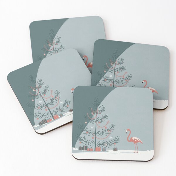 Item preview, Flamingo Christmas Dream designed and sold by NeatThingLover.