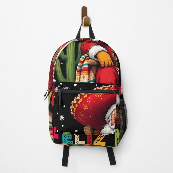 Item preview, Feliz Navidad Santa Claus Wearing Sombrero and Serape Graphic designed and sold by SuziLope.