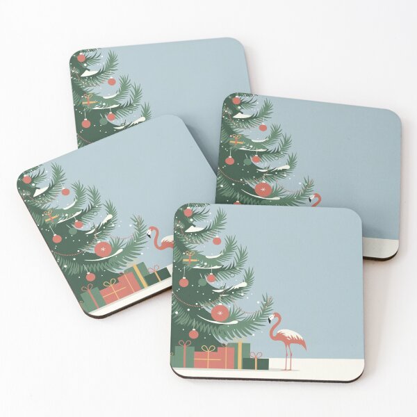 Item preview, Flamingo Christmas Season designed and sold by NeatThingLover.