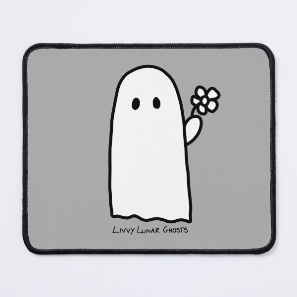 Item preview, Ghost holding a flower 2 designed and sold by LivvyLunar.