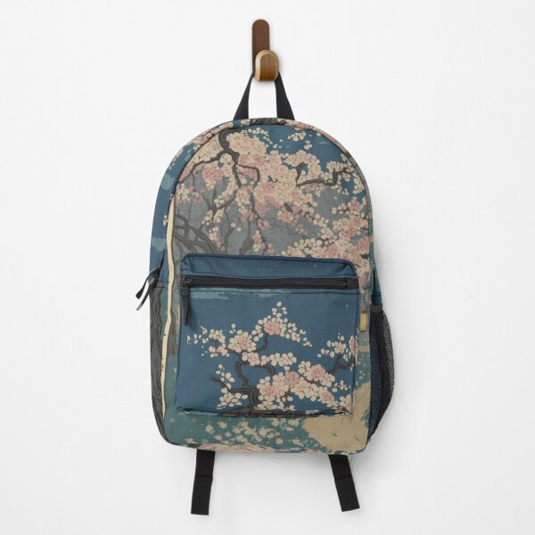 Item preview, Japanese Ukiyo-e Plum Blossom Night Scene - Traditional Woodblock Art Lantern Festival Aesthetic designed and sold by Vandy Fullam.