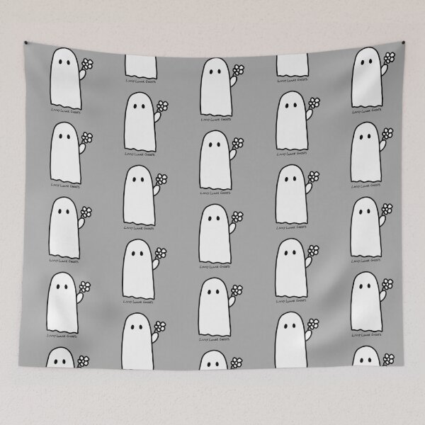 Item preview, Ghost holding a flower 2 designed and sold by LivvyLunar.