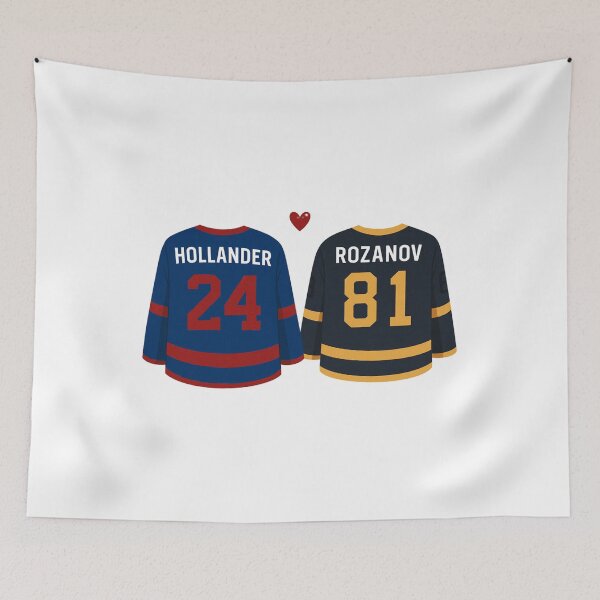 Item preview, Heated Rivalry - Hollander × Rozanov, Hollanov, Shane Hollander, Ilya Rozanov,Connor Storrie,Heated Rivalry - Shane Ilya Number 24 81, Hollander Rozanov Hockey Romance designed and sold by qudsiapalu0969.
