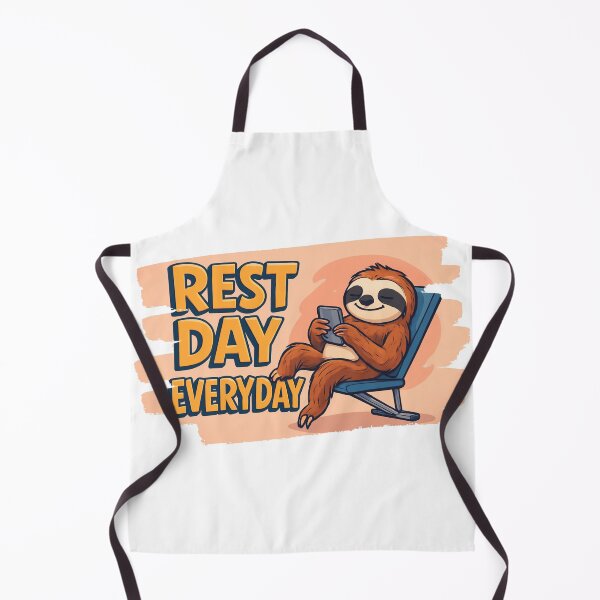 Item preview, Sloth says rest day everyday designed and sold by VargaCo.