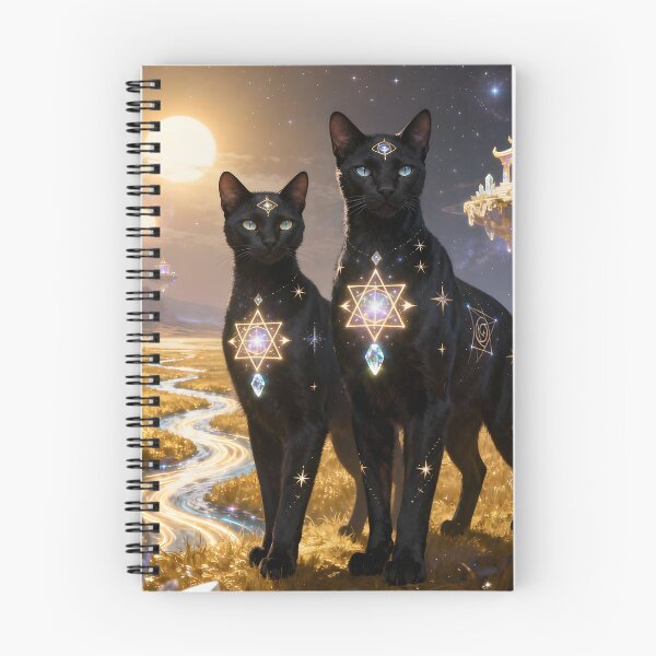Item preview, Feline Lyran Cats – Mystical Star Cats designed and sold by SoniaSarkali.