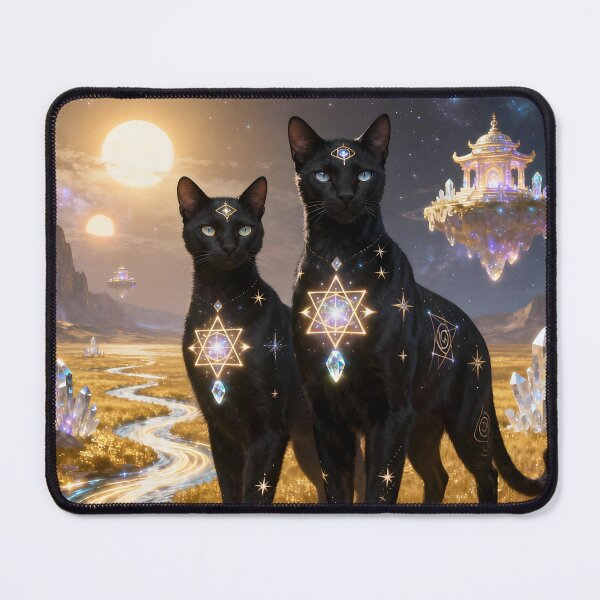 Item preview, Feline Lyran Cats – Mystical Star Cats designed and sold by SoniaSarkali.