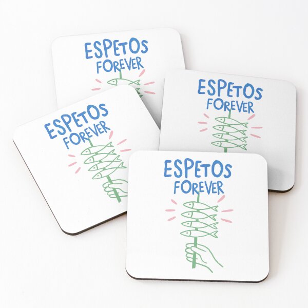 Item preview, Espetos Forever – Málaga Sardines Spanish Food Illustration with Hand Drawn Fish Skewer Design designed and sold by Tropical Blood.