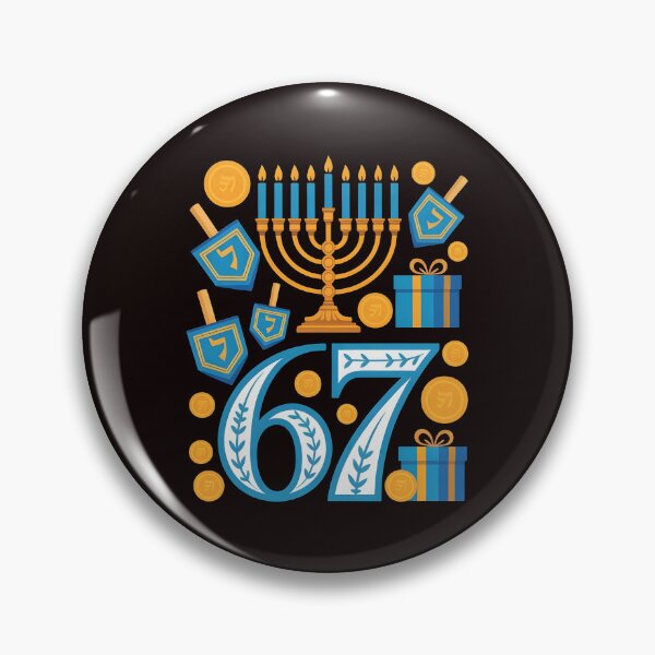 Item preview, Hanukkah 67 Six Seven Meme – Funny Jewish Holiday Design designed and sold by Redgiant87x.