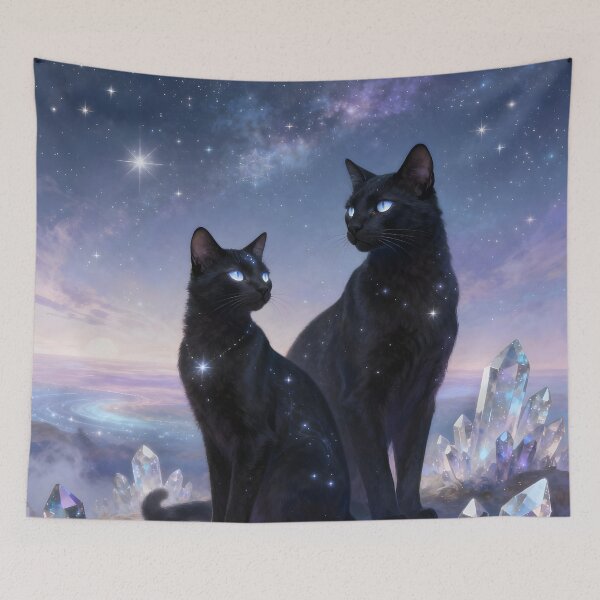 Item preview, Feline Lyran Cats – Mystical Star Cats designed and sold by SoniaSarkali.
