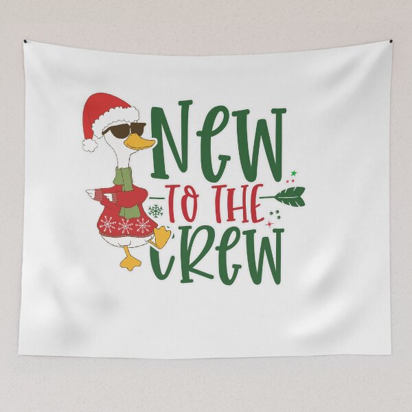 Item preview, New to the Crew - Funny Christmas  designed and sold by FitEnvy.