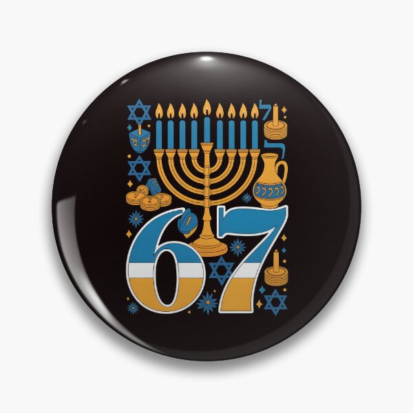 Item preview, Hanukkah 67 Six Seven Meme – Modern Chanukah Meme Style designed and sold by Redgiant87x.