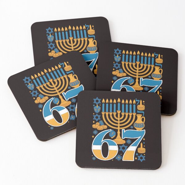 Item preview, Hanukkah 67 Six Seven Meme – Modern Chanukah Meme Style designed and sold by Redgiant87x.