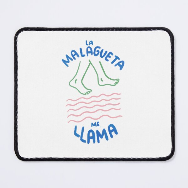 Item preview, La Malagueta Me Llama – Málaga Beach Spanish Quote with Hand Drawn Summer Illustration  designed and sold by Tropical Blood.
