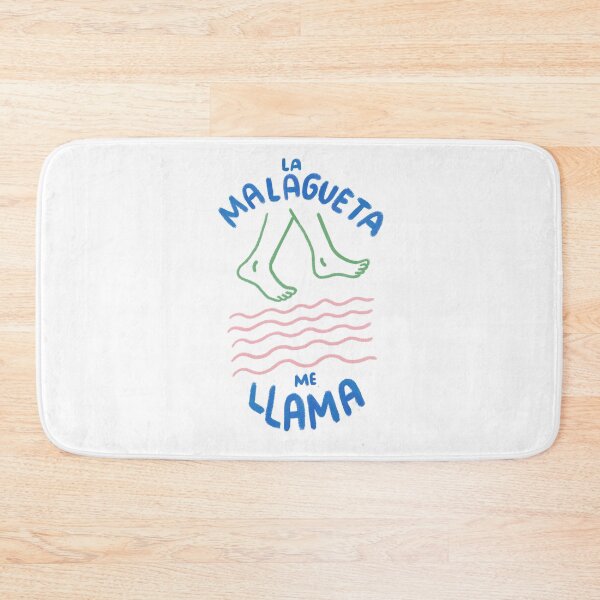 Item preview, La Malagueta Me Llama – Málaga Beach Spanish Quote with Hand Drawn Summer Illustration  designed and sold by Tropical Blood.
