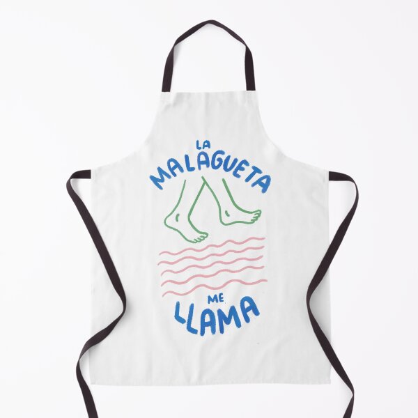 Item preview, La Malagueta Me Llama – Málaga Beach Spanish Quote with Hand Drawn Summer Illustration designed and sold by Tropical Blood.
