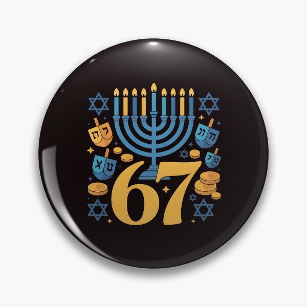 Item preview, Hanukkah 67 Six Seven Meme – Jewish Holiday Humor Edition designed and sold by Redgiant87x.