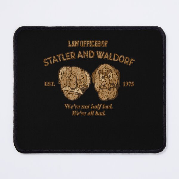 Item preview, Vintage 70S Statler And Waldorf We're Not Half Bad We're All Bad designed and sold by RichardMeiweat.