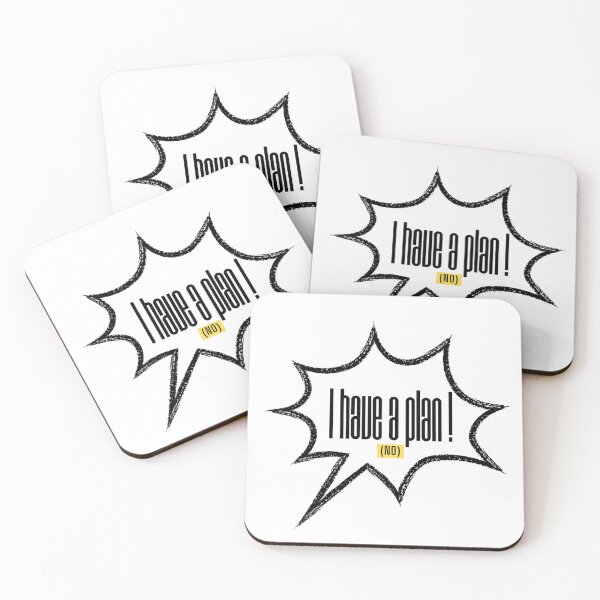 Item preview, comic bubble "I have a plan! (no)" designed and sold by Pyracanthaaa.