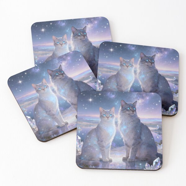 Item preview, Feline Lyran Cats – Mystical Star Cats designed and sold by SoniaSarkali.