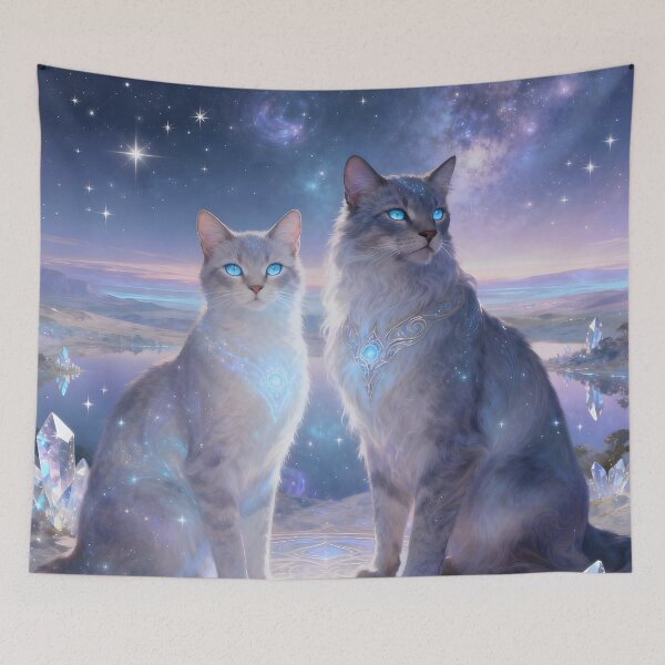 Item preview, Feline Lyran Cats – Mystical Star Cats designed and sold by SoniaSarkali.