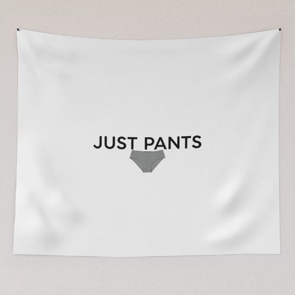 Item preview, Just Pants – Minimal Funny Underwear Design designed and sold by RED-MOUSE.