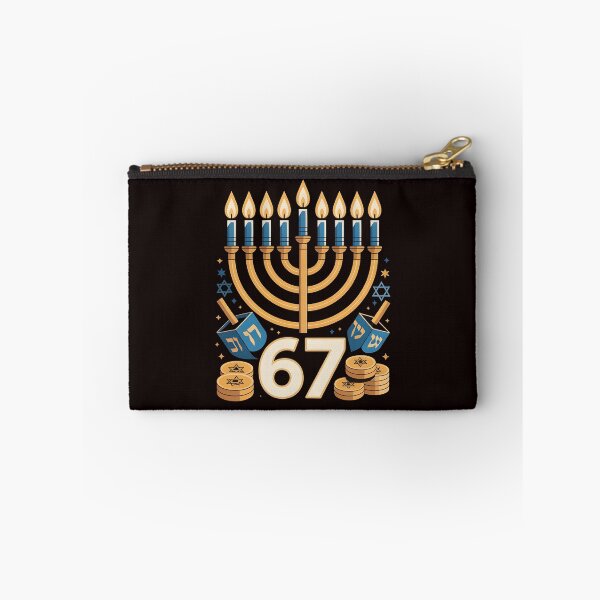 Item preview, Hanukkah 67 Six Seven Meme – Dreidel & Menorah Humor designed and sold by Redgiant87x.