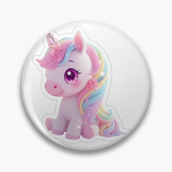 Item preview, Unicornio bebé pastel kawaii designed and sold by MiniPrintMagic.