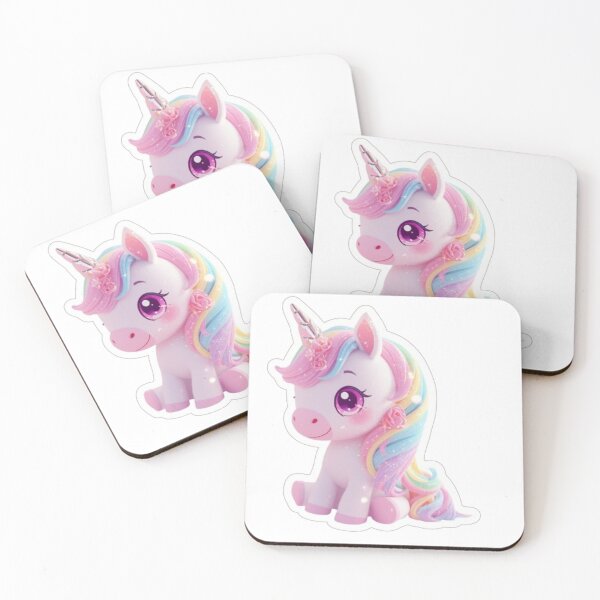 Item preview, Kawaii Pastel Baby Unicorn designed and sold by MiniPrintMagic.