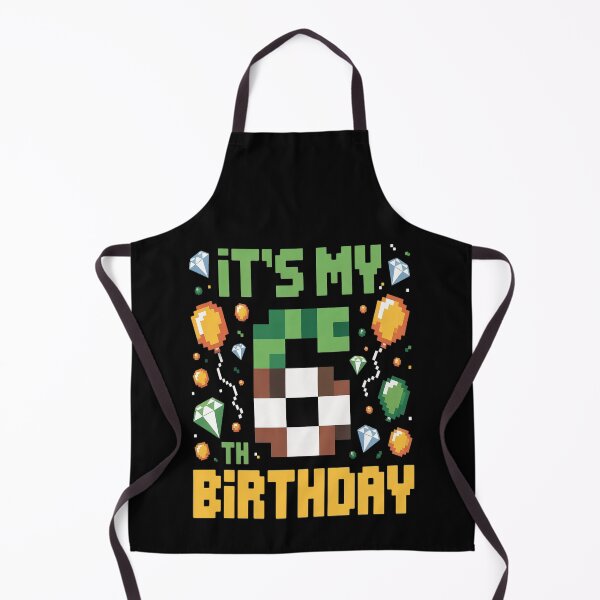 Artikelvorschau, Geburtstagskind, es ist mein 6. Geburtstag, Gamer-Pixelnummer entworfen und verkauft von Lucaseinar.
