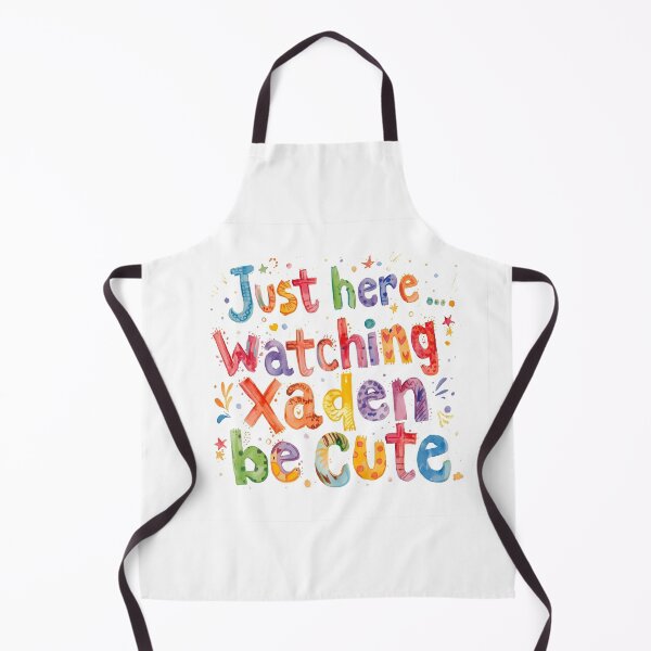 Item preview, Just Here… Watching Xaden Be Cute – Colourful Lettering Design designed and sold by Lolabellebear81.