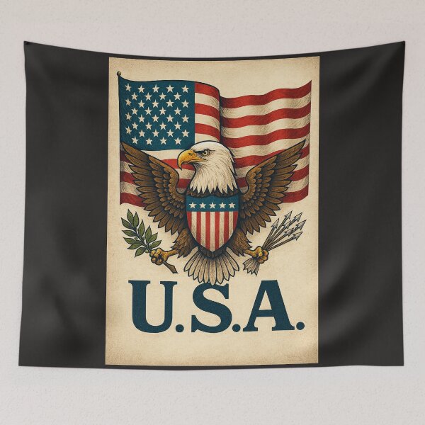 Item preview, AMERICAN FLAG designed and sold by MilikDesignsPro.