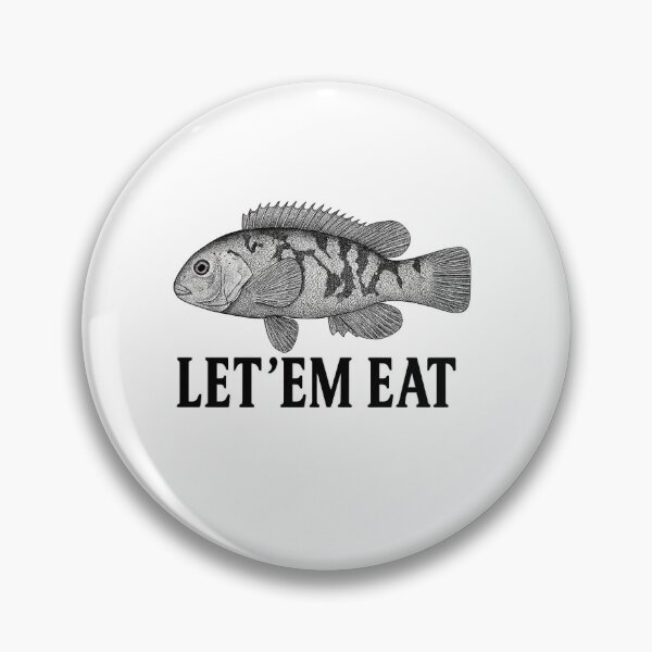 Item preview, Tautog “LET ‘EM EAT” blackfish designed and sold by Captkess.