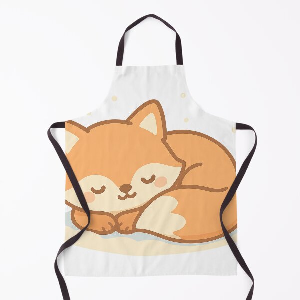 Item preview, Kawaii Sleeping Fox in Snow – Cozy Winter Illustration designed and sold by Fernova.