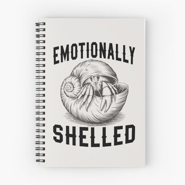Item preview,  Emotionally Shelled Funny Hermit Crab  designed and sold by ZACK ART.