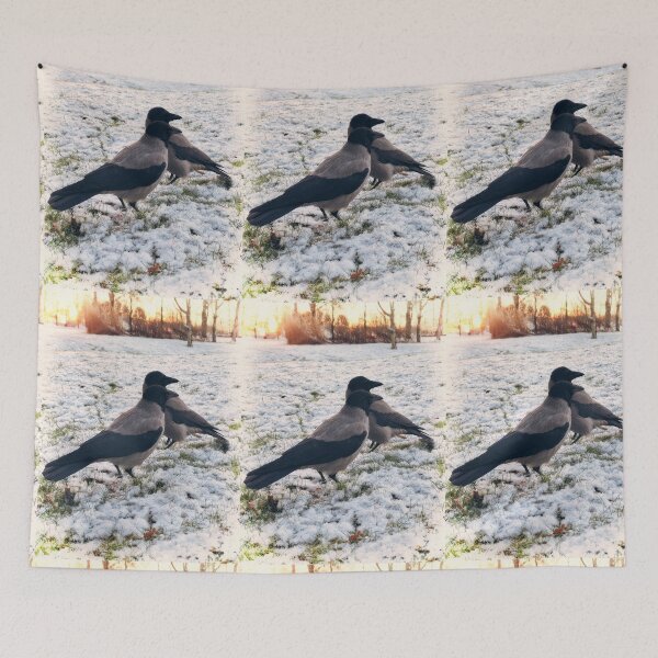Item preview, Mr and Mrs Crow in Winter designed and sold by Taina Sohlman.