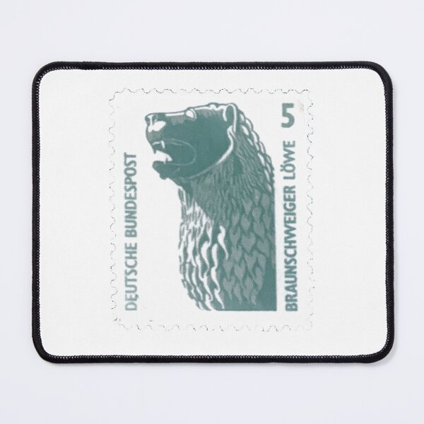 Item preview, Vintage Deutsche Bear Braunschweiger Lowe 5 Bundespost Postage Stamp designed and sold by red-amber65.