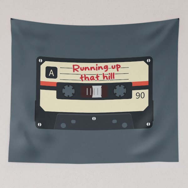 Item preview, Copy of Copy of running up that hill, mix tape, stranger things, kate bush designed and sold by Captain Banjo.